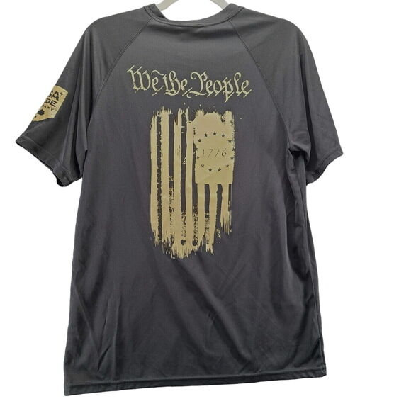 Augusta Sportswear Mens T- Shirt Black Size Medium 100% Polyester Short Sleeve - Picture 2 of 12